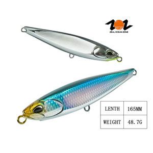<span class=keywords><strong>ZOZ</strong></span> Nouveauté 165mm 48.7g Leurre artificiel flottant en ABS imprimé, leurre de pêche en eau salée pour la pêche au crayon - Product Image 1