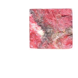 Cristal brut Yashee Thulite Druzy, pierre précieuse rose de 25x23x9 mm pour la fabrication de bijoux - Product Image 1
