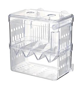 Boîte d'élevage de poissons avec plateau <span class=keywords><strong>en</strong></span> <span class=keywords><strong>V</strong></span>, alimentée par l'air et boîte de reproduction régulière pour Guppy vivipore - Product Image 4