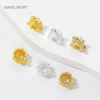 Connecteurs anneaux fermés pour pendentifs en laiton plaqué or 18 carats, perles d'espacement, couleur durable, pour la fabrication de bijoux DIY