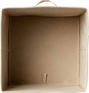 GuangZhou 베스트 판매 다목적 11 인치 부직포 베이지 큐브 선반 접이식 옷장 보관함 보관함 주최자 - Product Image 5