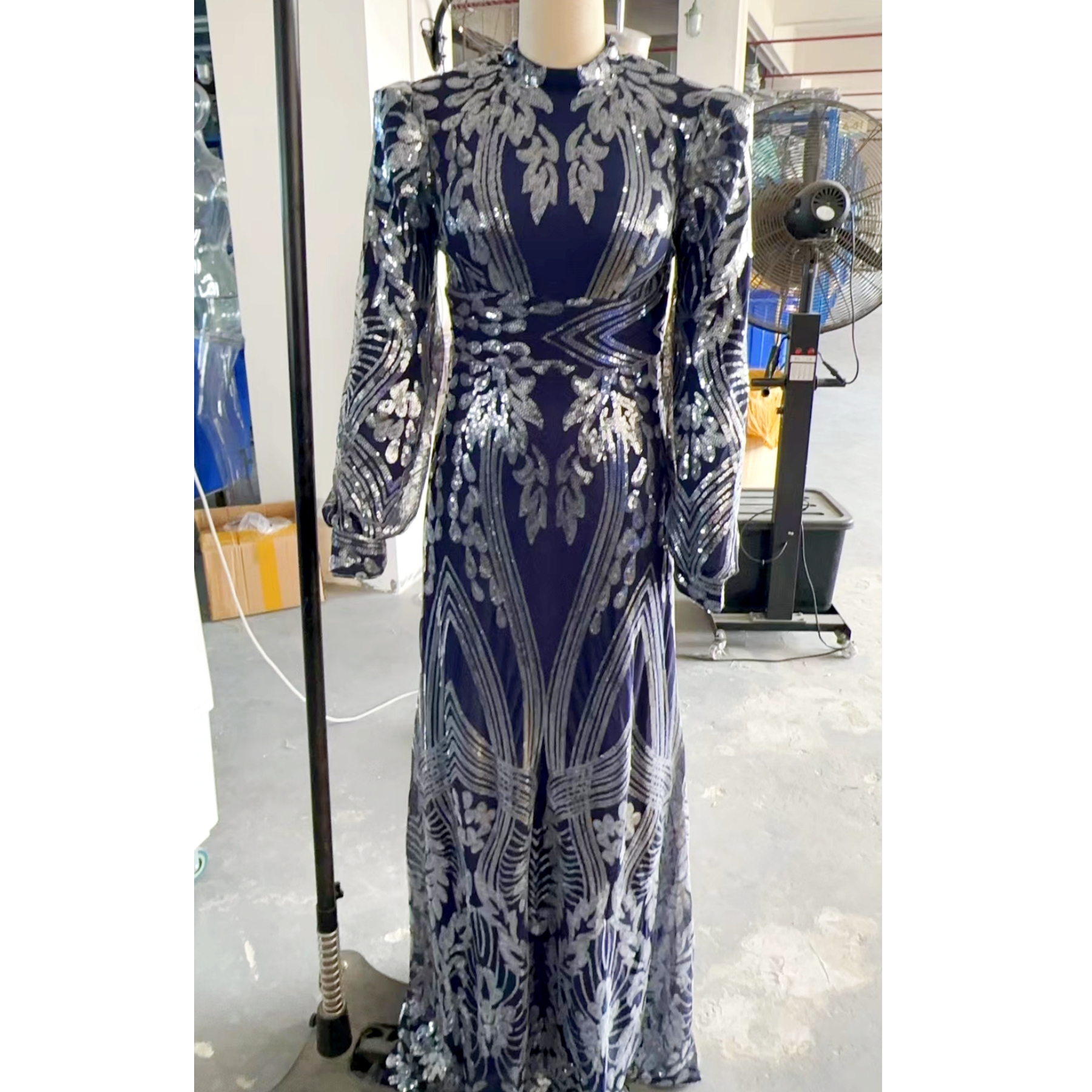 sachin and babi light blue dress Hijab Turkish Evening Dresses Online main image 0