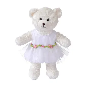 Oso de peluche de Ballet, oso de peluche con falda, juguete de peluche personalizado, oso de baile