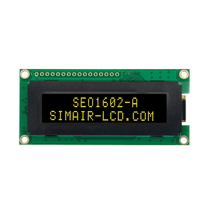 Modul LCD 2.34 inci, layar OLED Dot matrix karakter 1602, layar LCD monokrom karakter HD