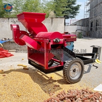 Petite batteuse de maïs diesel décortiqueuse de maïs machine à éplucher le maïs sucré