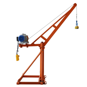 400kg-500kg Construction toit grue de levage extérieur Portable câble métallique Mini trépied - Product Image 1