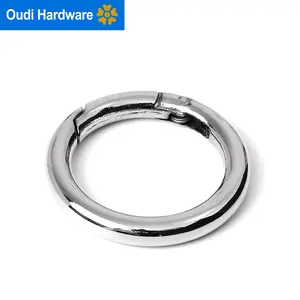 Mode En Duurzame Veerpoort Ringzak Onderdelen Metalen Veer Poort O Ring Gesp Handtas Ringen