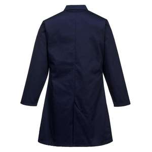 PORTWEST-Manteau de cuisine pour homme bleu marine 2202NARXXL avec une poche-EAN 5036108122691 CHEFS AND FOOD INDUSTRY WORKWEAR - Product Image 2