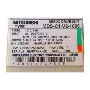 SONGWEI CNC MDSC1V21005 MITSUBISHI 서보 드라이브 유닛 새롭고 독창적 인 MDS-C1-V2-1005