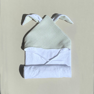 Asciugamano da Bagno per Bambini con Cappuccio in Spugna di Bambù e Cotone di Alta Qualità, Morbido <span class=keywords><strong>Accappatoio</strong></span> con Orecchie da Coniglio per Spiaggia - Product Image 3