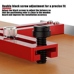Imbot Adjustable <strong>Hole</strong> Punch Locator <strong>Drill</strong> Guide Suitable <strong>for</strong> Deep Drawers Aluminum Alloy <strong>for</strong> Installation Drawer &amp; Door Handle - Product Image 3
