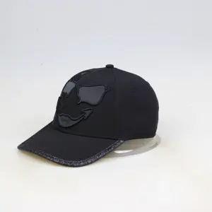 Customized Hign Quality Waterproof Nylon Hat Glitter Visor Reflective Joker Logo Baseball Cap
