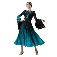 B-22248 personnalisé nouvelle robe de danse de salon standard international robes de danse de salon en soie perlée de haute qualité à vendre