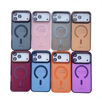 Étui de protection magnétique mat pour iPhone 16 Pro Max avec recharge sans fil, finition givrée