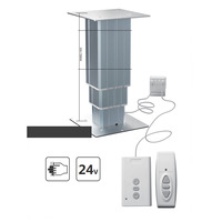 Colonne de levage électrique télescopique Kaiton à couple élevé, 3 étapes, 1000 mm, 20000 N, pour bureaux et meubles
