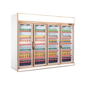 Thiết Bị Làm Mát Trưng Bày Bánh 4 Cửa Bằng Kính Công Suất Lớn Cho Nhà Cung Cấp Trung Quốc Theo Yêu Cầu Để Đựng Sữa - Product Image 1