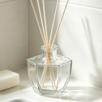 Bouteille en verre vide de 100 ml pour diffuseur de parfum à bâtonnets, personnalisable et en gros, avec impression sérigraphiée