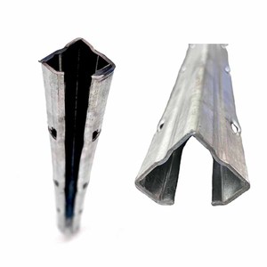 2,4m wijngaardroosterpaal met haken, metalen lijn, wijngaardpalen, hoge sterkte en taaiheid - Product Image 1