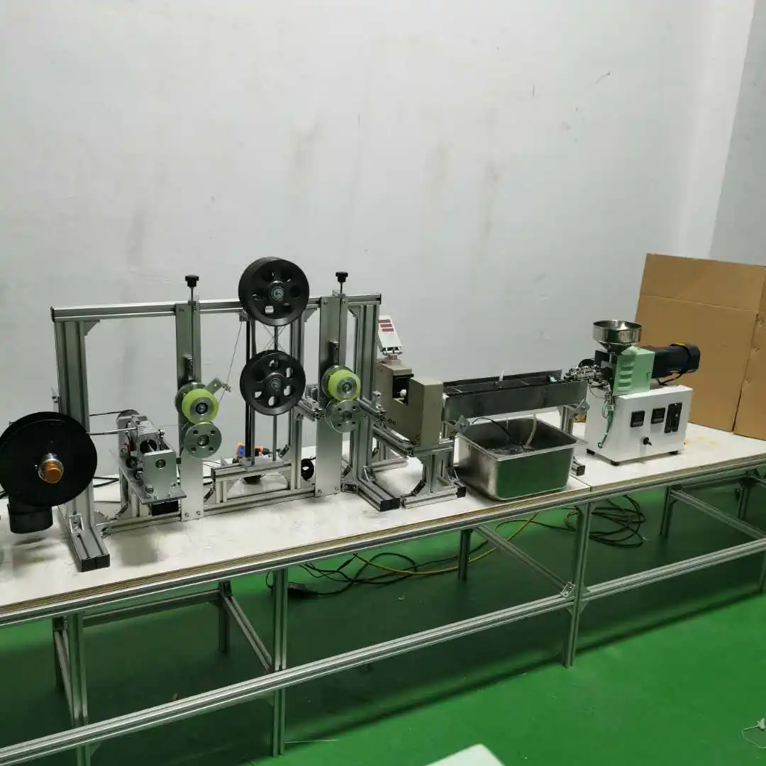 SJ15 мини Одношнековый пластиковый экструдер для лабораторных нитей и стержней, точный 3D-принтер