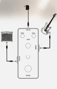 Pedal de Chorus Analógico Azul de Calidad con True Bypass y Aleación de Aluminio para <span class=keywords><strong>Guitarra</strong></span> Eléctrica - Product Image 6