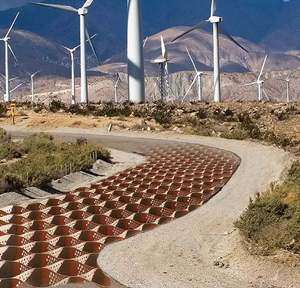 HDPE Geocell แบบตะแกรงกรวดพลาสติกสำหรับถนน - Product Image 6