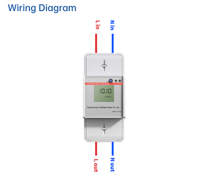 Contatore di Energia Intelligente Monofase SWIN con RS485 Modbus, Precisione Classe 1.0, 5A, per Uso Domestico, Display Digitale, Facile Installazione - Product Image 1