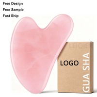 Planche Gua Sha en Jade avec Logo Personnalisé, Outil de Relaxation Corporelle, Grattoir de Massage Multifonctionnel, Outil de Relaxation Corporelle