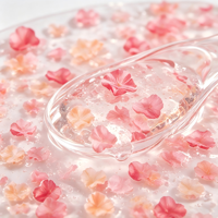 Pétales de fleurs dissolvables de qualité cosmétique pour gel douche, nettoyant corporel, savon liquide, savon artisanal et produits de soins personnels