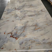 Panneau en PVC marbré Y Board Premium, finition miroir haute brillance, densité élevée, durabilité supérieure, plaque UV