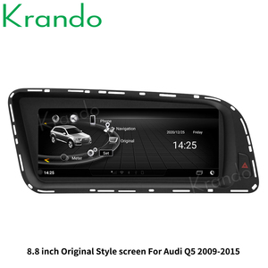 Krando 8,8 ''Android 14 Radio de coche unidad principal de navegación GPS para <span class=keywords><strong>AUDI</strong></span> Q5 2009-2015 IPS con reproductor Multimedia inalámbrico <span class=keywords><strong>Carplay</strong></span> Gps - Product Image 2
