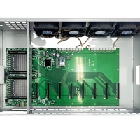 A-LEO X98-8PLUS-V1.0 prend en charge 2133/2400/2666 MHz X98 Boîtier d'ordinateur Plateforme serveur 8 GPU avec double processeur Xeon E5 Serveur