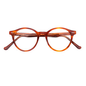 Marcas italianas Buen precio Retro Acetato Gafas Marcos ópticos Diamond Face Shape Match - Product Image 4