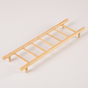 Support à tasses trapézoïdal en bambou, égouttoir décoratif réutilisable de style chinois pour service à thé ovale, accessoire de cérémonie du thé pour le bureau - Product Image 3