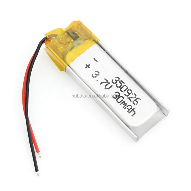RECHARGEABLE 3.7V 90MAH LI-ION BATTERY 350926 Li-polymer Batteries FOR MP3 MP4 MP5 BLUETOOTH HEADSET GPS