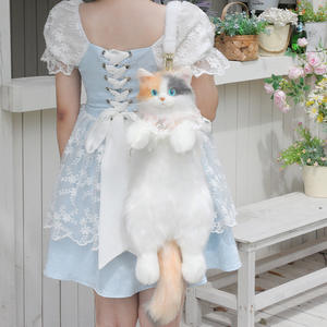 Trend 2025 Neuheiten Mädchen Katze Plüsch Rucksack PP Baumwolle Füllung Polyester Material Niedliche Kätzchen Puppe Party Geschenk 14 - Product Image 5