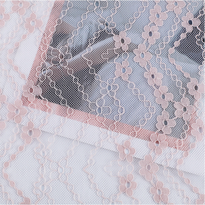 Genişlik 150 cm Pamuk Polyester Dantel Kumaş Kordonlu Esnemeyen Elbise Dantel Kumaşı Gelinlik Abiye Resmi Etek için - Product Image 2