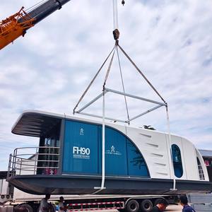 Maison flottante moderne à <span class=keywords><strong>vendre</strong></span> Bateau-maison au <span class=keywords><strong>bord</strong></span> <span class=keywords><strong>de</strong></span> <span class=keywords><strong>l</strong></span>'<span class=keywords><strong>eau</strong></span> avec conception intelligente à énergie solaire - Product Image 2