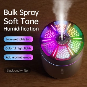 Powerful and Efficient Air Humidifier 180ML Aromatherapy Aroma <b>Diffuser</b> Essential <b>Oil</b> with Colorful Lights for Home Car Bedroom - Product Image 6