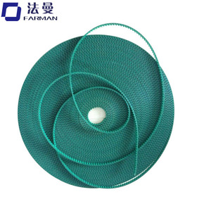 Courroie de transmission électrique <span class=keywords><strong>Somfy</strong></span> en gros pour rail de rideau, courroie de distribution T5 en PU et acier inoxydable avec tissu vert, largeur 10,5 mm/11,5 mm - Product Image 5