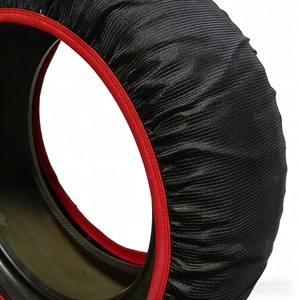 Chaussettes de neige pour voiture en gros Wanpu 550g en polyester haute résistance, chaînes de traction antidérapantes pour pneus, outils de sécurité pour la conduite hivernale - Product Image 6