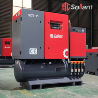 Compresseur d'air tout-en-un 4-en-1 avec récepteur d'air 500L, installation facile, certifié CE, pour ligne d'embouteillage de boissons