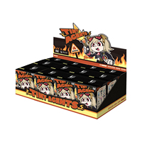 Auténtico Set de 12 Figuras Chibi de Agentes Pequeños de Wandian Wuxian Zenless Zone Zero (ZZZ) en Caja Sorpresa, Regalo Coleccionable de Anime