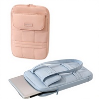 Bolso para Portátil de Poliéster Acolchado de 15 Pulgadas, Estilo Urbano y Sencillo, de un Solo Hombro, Portátil, de Venta Caliente