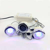 Système de tourbillon Proway avec éclairage ambiant multicolore et système de bulles de baignoire de massage Hydro-Air