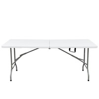 Table en plastique pliable de haute qualité bon marché tables pliantes rectangulaires blanches de 6 pieds pour mariage