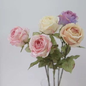 Composizione Floreale Artificiale in Seta Stile Instagram, Rose Realistiche di Alta Qualità per Decorazioni Matrimoniali e <span class=keywords><strong>Centrotavola</strong></span> per Soggiorno - Product Image 3