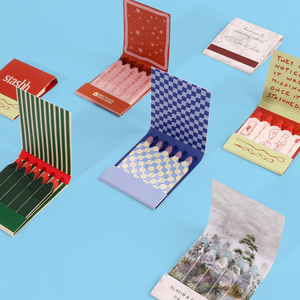 Cute Happy Face <strong>Matchbook</strong> 200 <strong>Matchbooks</strong> White Matches Custom Paper Books for Cigar <strong>Matchbook</strong> - Product Image 5