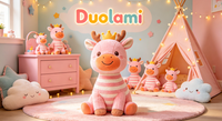 Peluche Monstre Couronné Personnalisée, Jouet en Peluche Doux, Poupée de Dessin Animé pour Décoration d'Intérieur, Cadeau pour Enfants, Peluche Monstre Couronné