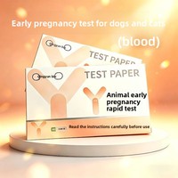 Bandelettes de test de grossesse sanguinnes à usage unique pour la détection précoce de la gestation chez les chats et les chiens, compatibles chats et chiens