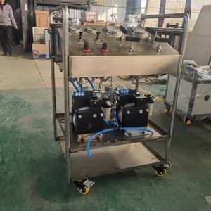 Tragbare pneumatische Drucker höhungs pumpe aus rostfreiem Stahl Hochdruck regelung Flüssigkeits verstärker pumpe Hydraulische Test geräte 220V Spannung - Product Image 6